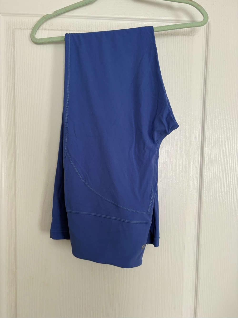 lululemon athletica High-Rise Purple-Blue flare leggings.